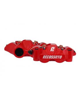 ACCOSSATO PZ004 Racing Monoblock Bremssättel geschmiedet 108mm - Farbe: rot lackiert