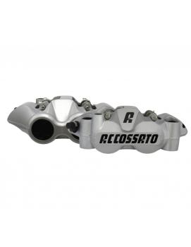 ACCOSSATO PZ004 Racing Monoblock Bremssättel geschmiedet 108mm - Farbe: silber lackiert
