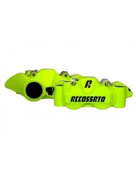 ACCOSSATO PZ004 Racing Monoblock Bremssättel geschmiedet 108mm - Farbe: neongelb lackiert