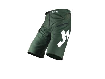 Just1 MTB Shorts J-Flex Hype Army Green-White